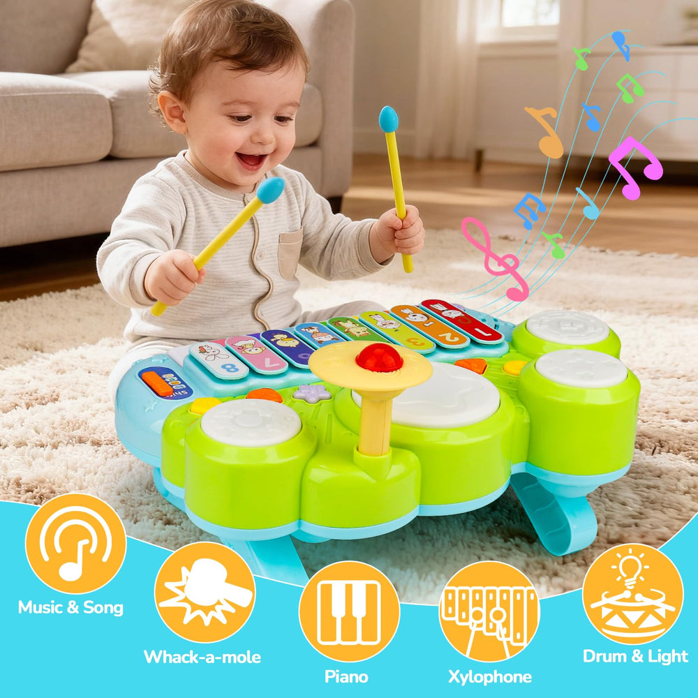 AugToy xylophone with lights, colors, and musical exploration.