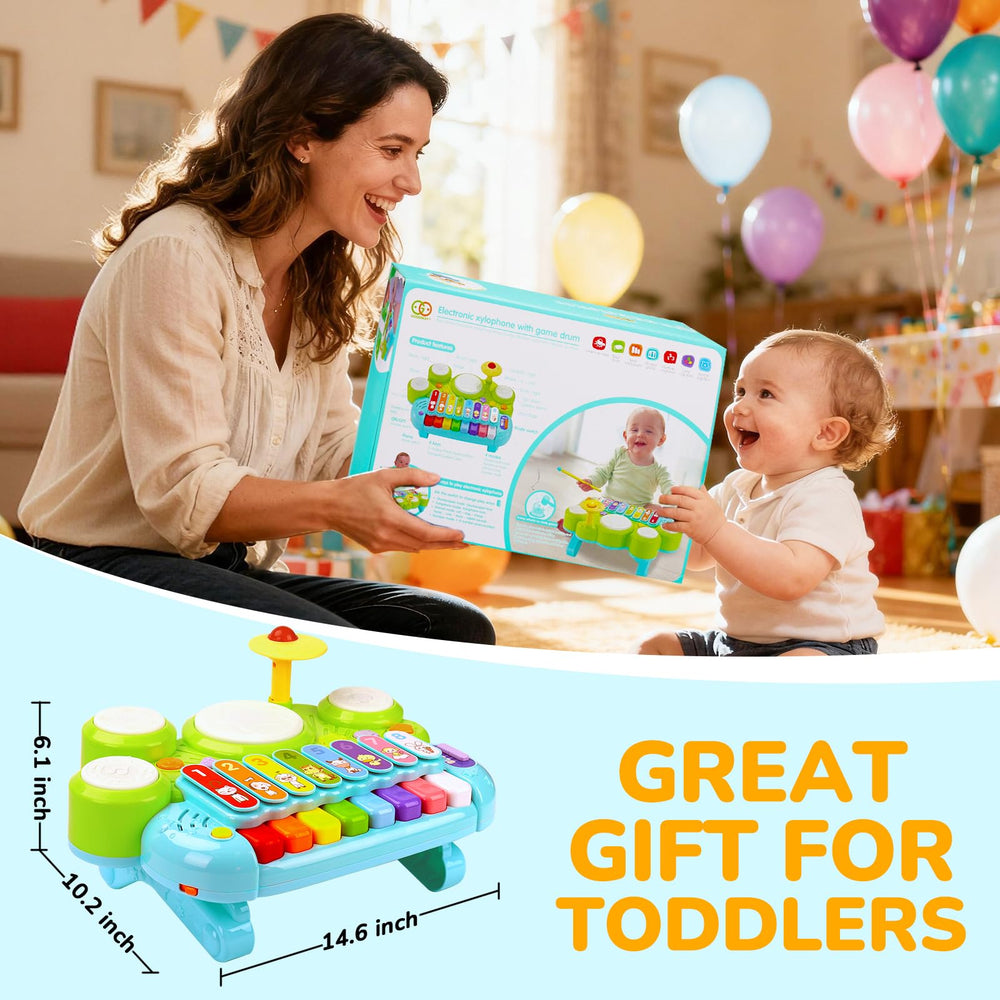 AugToy sensory toy with soft lights and gentle sounds.
