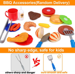AugToy outdoor kitchen toy boosts pretend camping and family barbecue fun for toddlers.