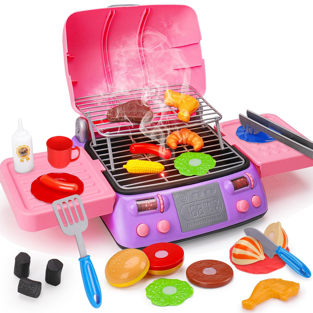 AugToy pink assembly image shows quick setup for imaginative playtime.