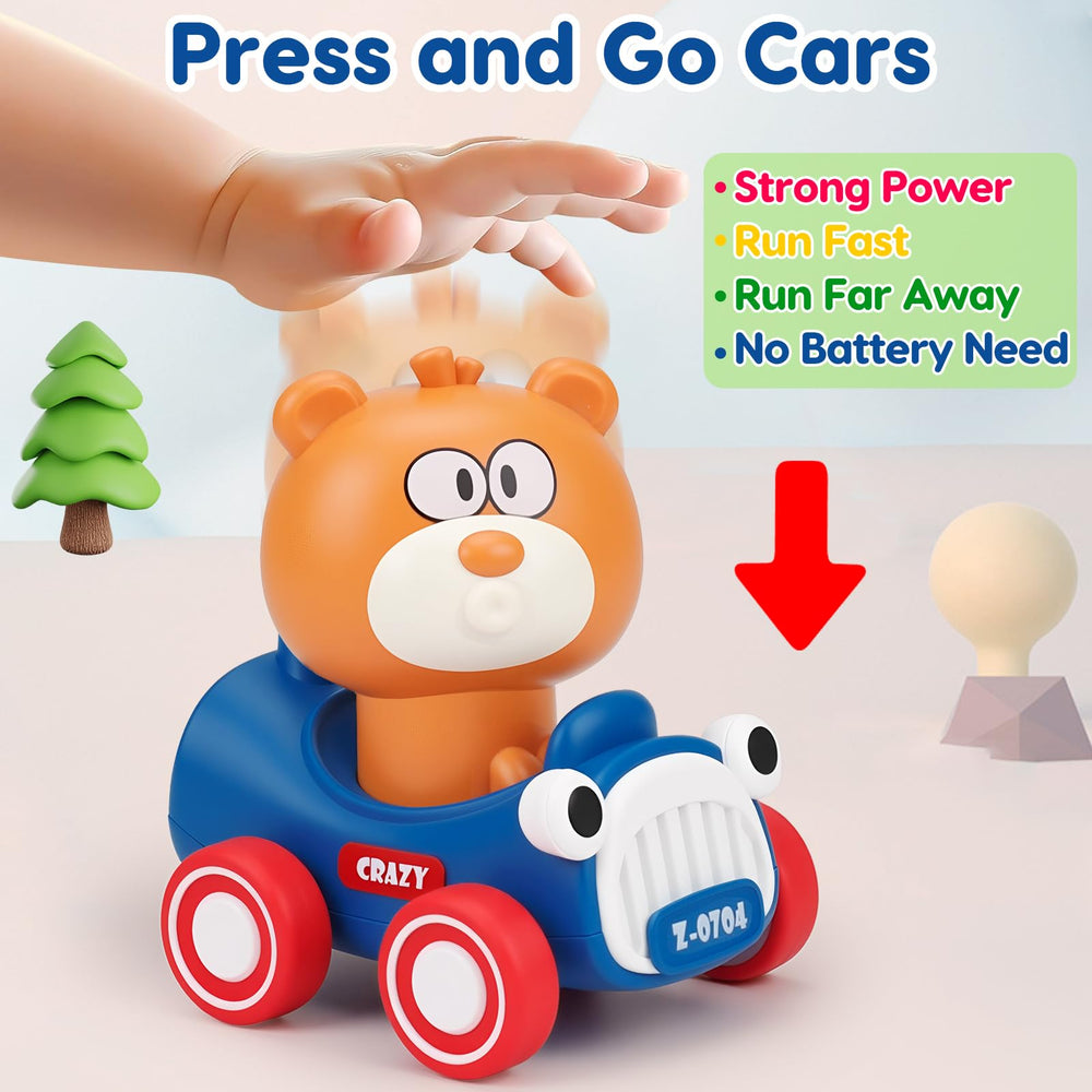 AugToy panda design car boosts color recognition and early coordination