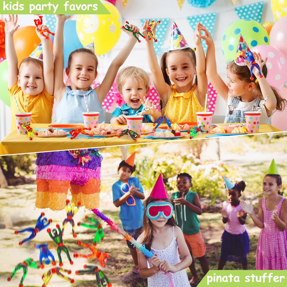 AugToy sticky fidget toys with glitter colors, washable and reusable