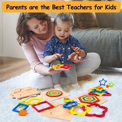 AugToy dementia therapy wooden puzzles offer cognitive engagement through familiar shapes for elderly users.