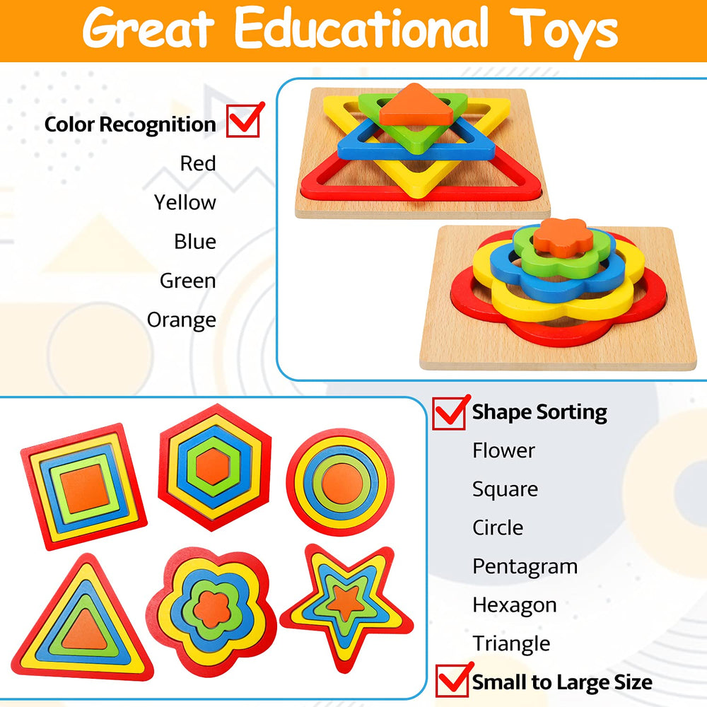 AugToy preschool activities toys invite creative play and shape exploration.