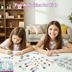 Auihiay 48 cartoon stickers for decorating charms.