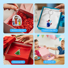 Auihiay shrink plastic kit hole punch for clean, precise shapes.