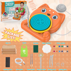 Aujazyble clay colors brighten young artists' projects.