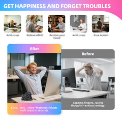 Aukit desk companion putty kit used discreetly during a meeting.