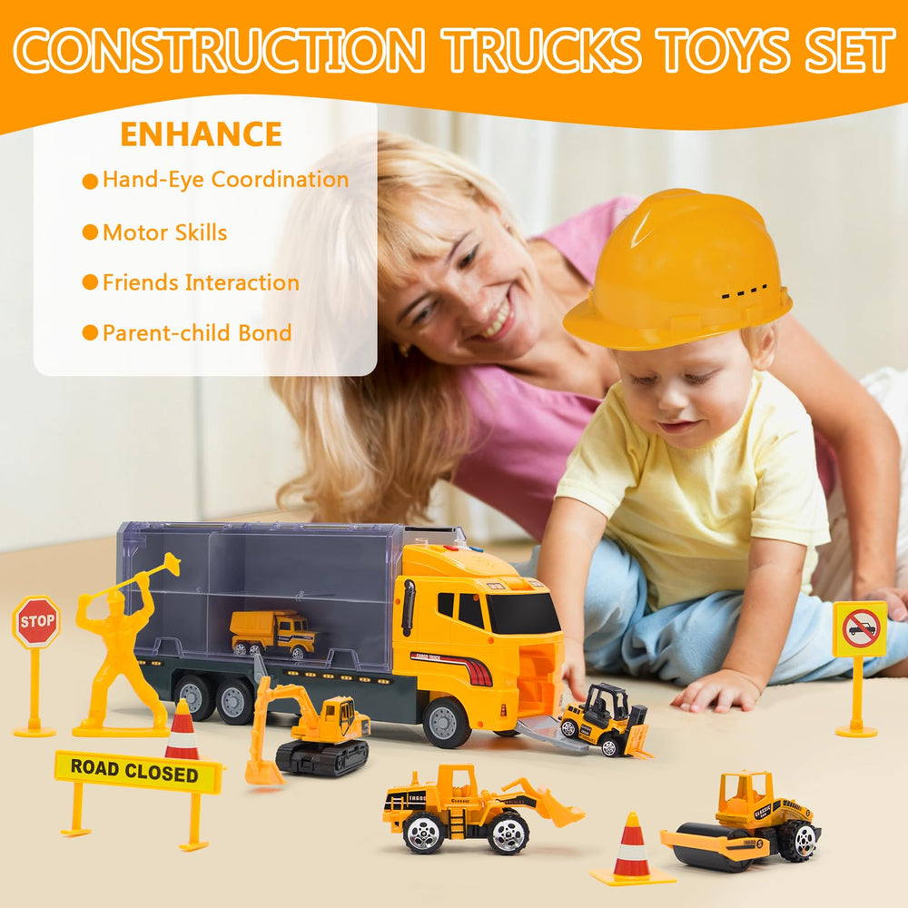 Aukdin bulldozer construction vehicle toy for active digging play
