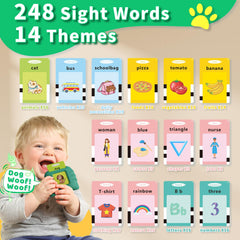 Aullsaty animals and vehicles cards with sounds for interactive learning