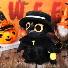 AULUDA plague doctor plush weighted, adds gentle heft for secure comfort.