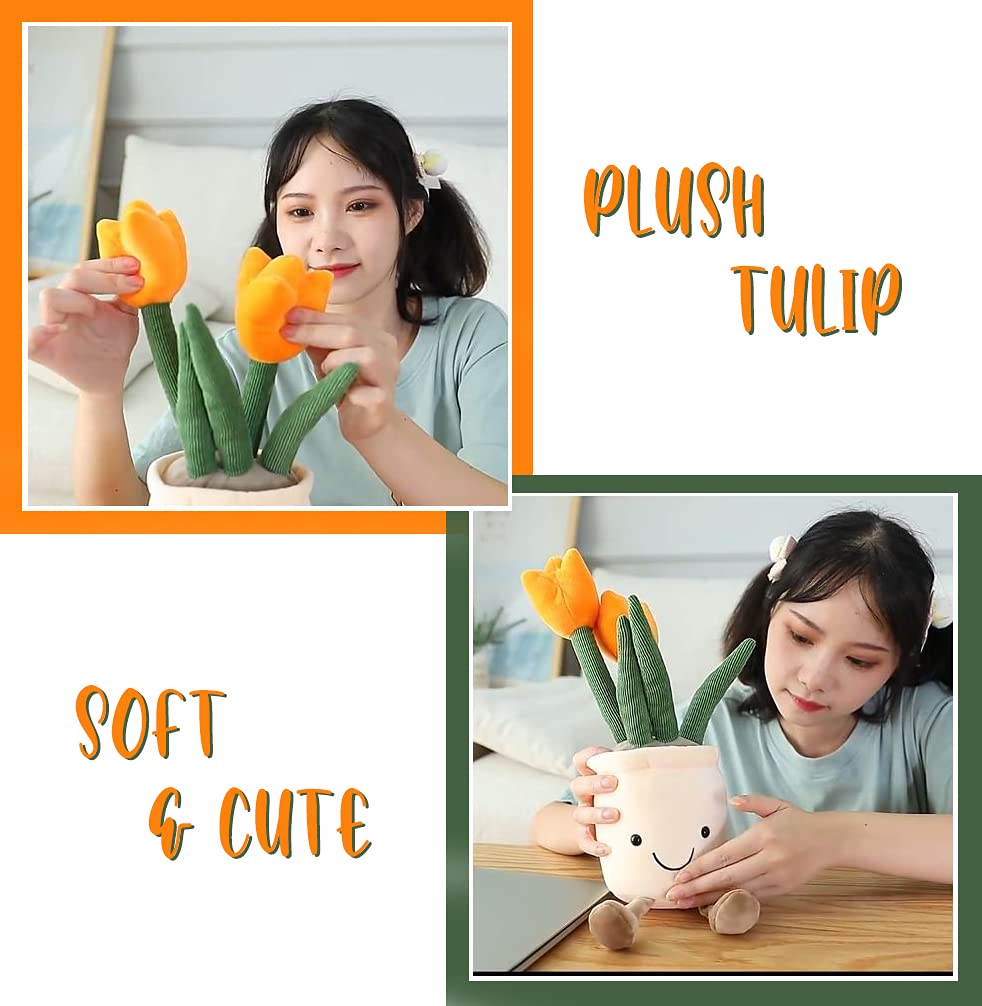 AULUDA Tulip Plush Toy close-up in soft plush fabric for comforting snuggles