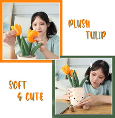 AULUDA Tulip Plush Toy close-up in soft plush fabric for comforting snuggles