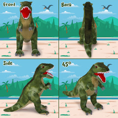 Auluda Tyrannosaurus Rex plush makes a versatile nursery or gifting option.
