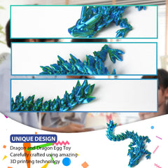 AUMEILLER dragon egg detail emphasizes tiny scales and lifelike features.