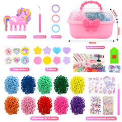 Auney DIY decorations with unicorn stickers for imaginative play.