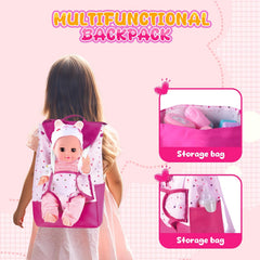 AuntyFey Baby Doll diapers and potty promotes caregiving routines through play
