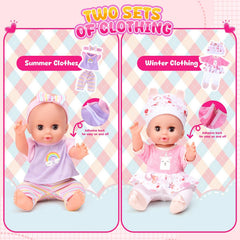 AuntyFey Baby Doll dinner plate and cutlery supports shared mealtime pretend play