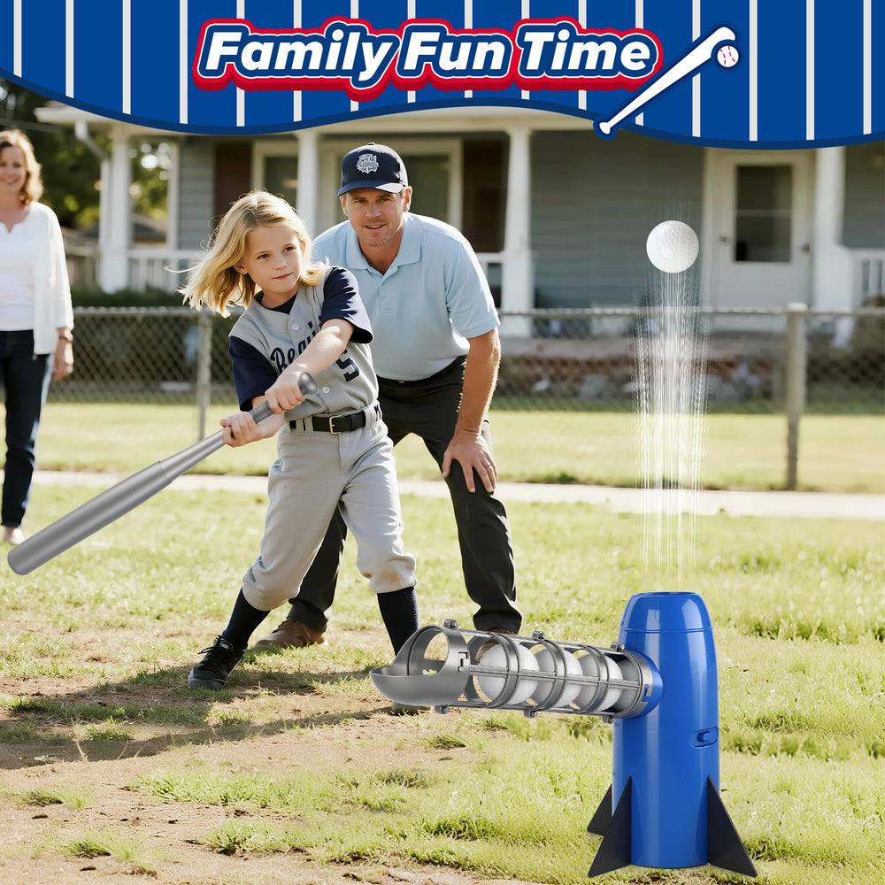 AuntyFey kids enjoying batting practice in blue unit