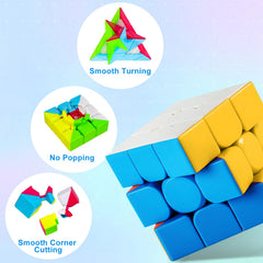 AuntyFey 3x3x3 speed cube, precise turns for faster solving