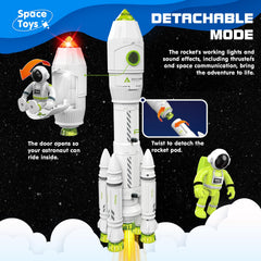 AuntyFey Two Astronaut Figures enable cooperative mission storytelling.