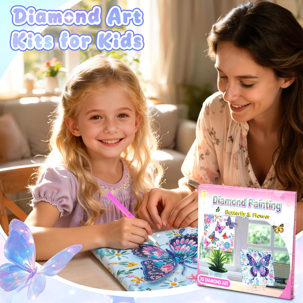 AuraKoi butterfly template guides placement in the diamond art project