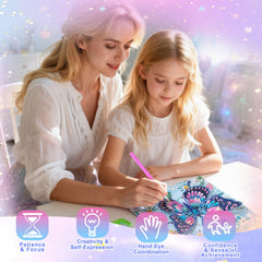 AuraKoi kit includes a pre printed Canva with frame for ready display