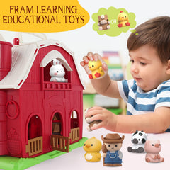 AuroTops cow finger puppet supports pretend farm chores