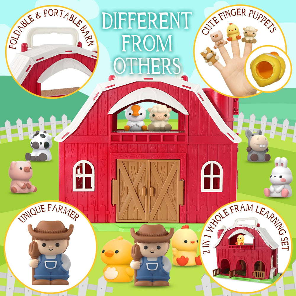 AuroTops sheep finger puppet supports color recognition and motor exploration