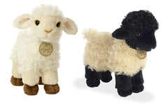 Aurora 7-inch Miyoni Baby Lamb cuddle toy for tiny hands