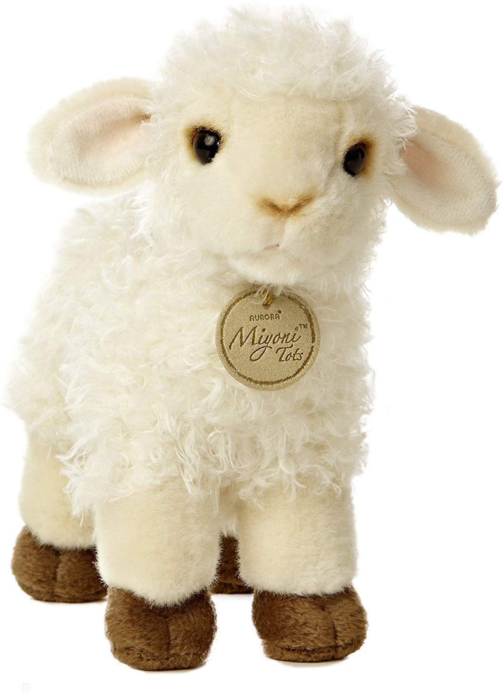 Aurora 8-5inch Miyoni Suffolk Lamb plush for playtime and nursery decor