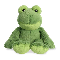 Aurora Fernando Frog plush green sits upright for playful display.
