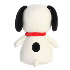 Snoopy squishy plush from Aurora, ideal for hugs and shelf decor.