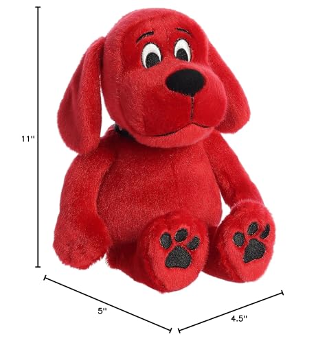 Posable Clifford plush limbs invite storytelling poses and interactive play.