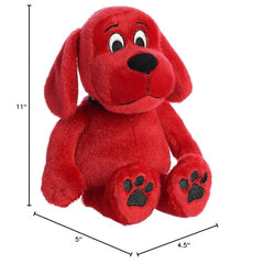 Posable Clifford plush limbs invite storytelling poses and interactive play.