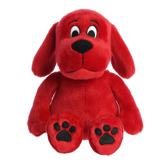 Aurora Clifford plush, red 11-inch cuddle buddy, ideal for imaginative play.
