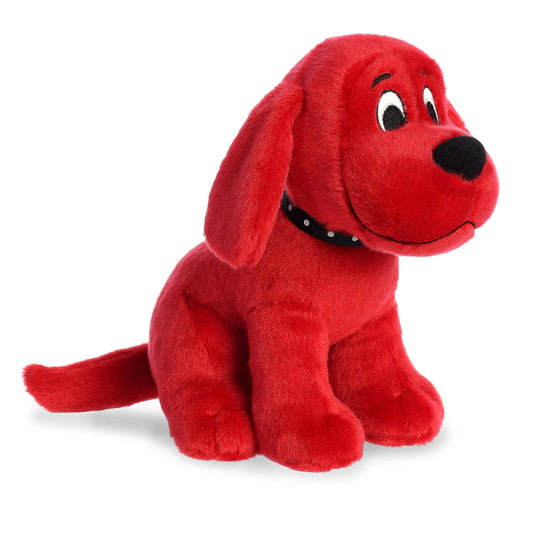 Aurora Clifford sitting plush 8-inch red toy for cuddly play