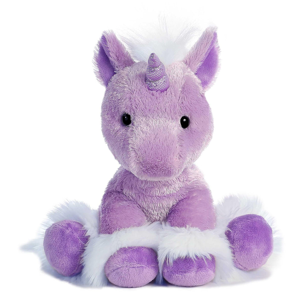 Aurora Dreaming of You unicorn with a sparkling horn for imagination
