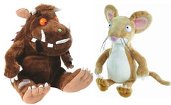 Aurora Gruffalo and Mouse 9-inch soft plush cuddle buddy for kids 3+