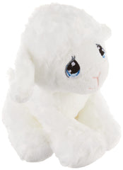 Aurora Luffie Lamb white front view with cloud-soft plush for comforting hugs.