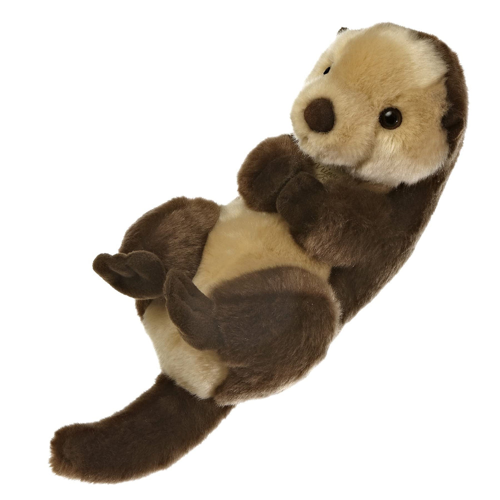 Aurora Miyoni sea otter with educational hangtag for learning.