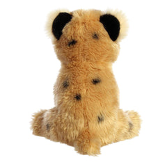 Aurora Miyoni Tots Cheetah Cub plush hand-stitched craftsmanship.