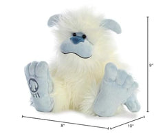 Aurora white Yeti plush adds a unique touch to any plush collection and adventures.