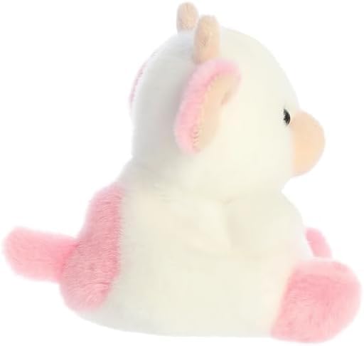 Aurora Palm Pals palm-size cuddle buddy, Skyla Blueberry Cow, ideal for imaginative play.