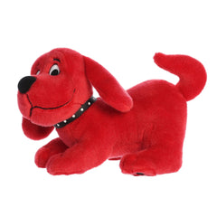 Aurora Clifford plush contains bean pellets for stable posing and handling.