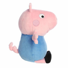 Aurora George Pig stuffed animal, display-ready pink plush with iconic look.