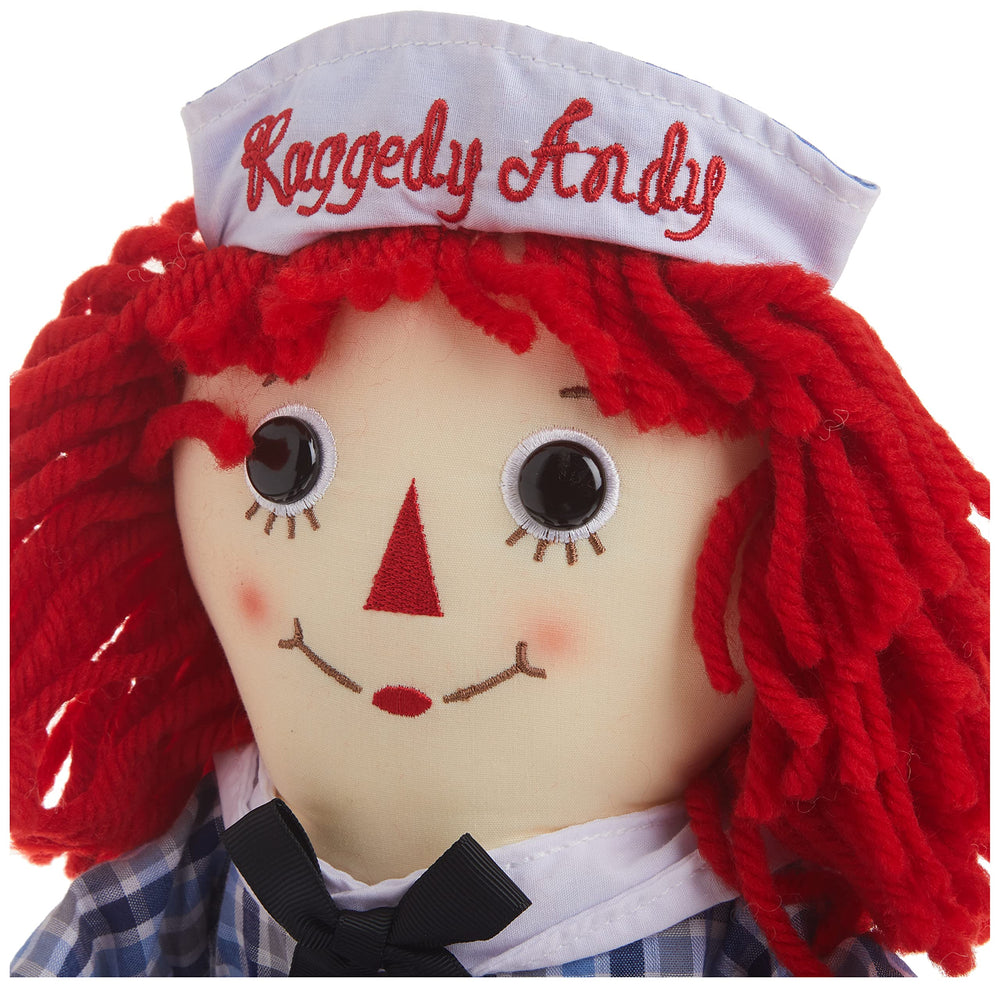 Aurora Raggedy Andy vintage style outfit close-up and charm