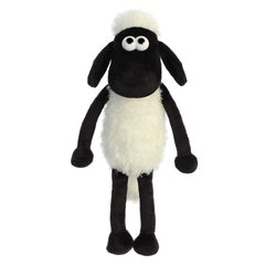 Aurora Shaun plush contains bean pellets for gentle weight and shape.