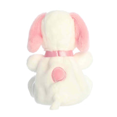 Aurora Snoopy Palm Pals pink and white plush for everyday comfort.