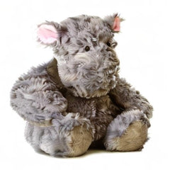 Aurora Snuggly Tubbie Wubbies Hippo bean pellets provide stable weight for hugs.